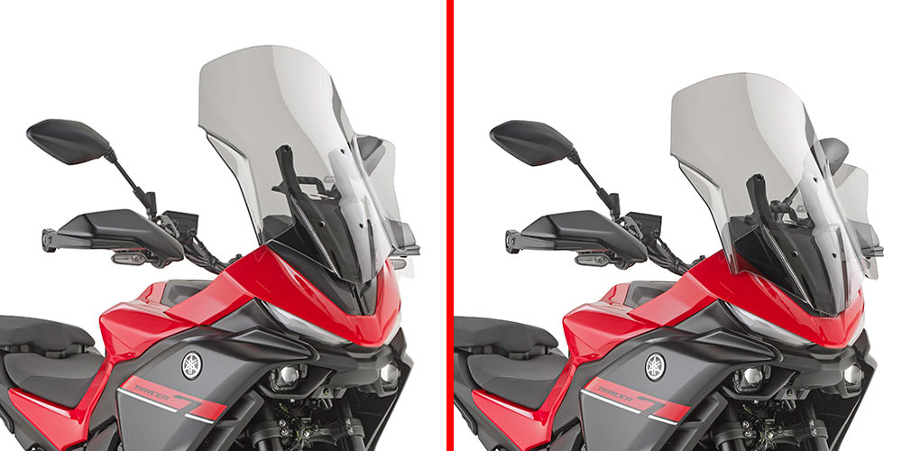 GIVI SCREEN YAMAHA TRACER 7 '25-> SMOKED 55.5x46cm
