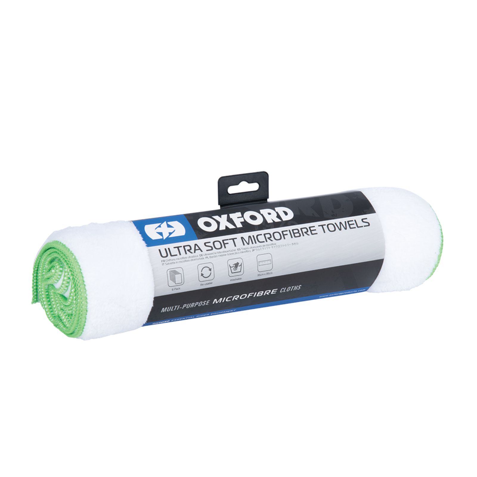 Oxford Ultra Soft Microfibre Towels (Pack Of 6) - Image 1