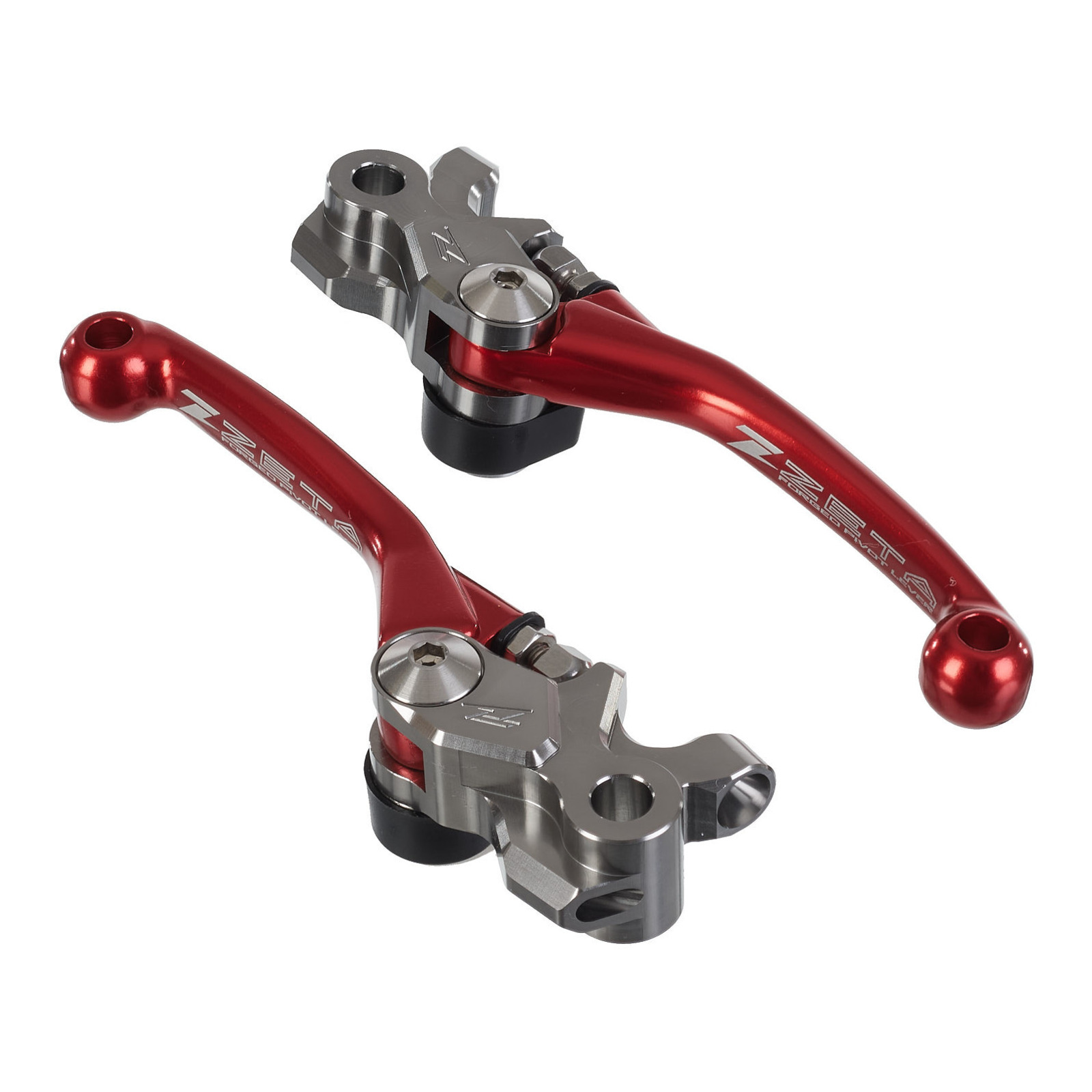 Zeta Pivot Lever Set FP Braketec - Red - Image 2