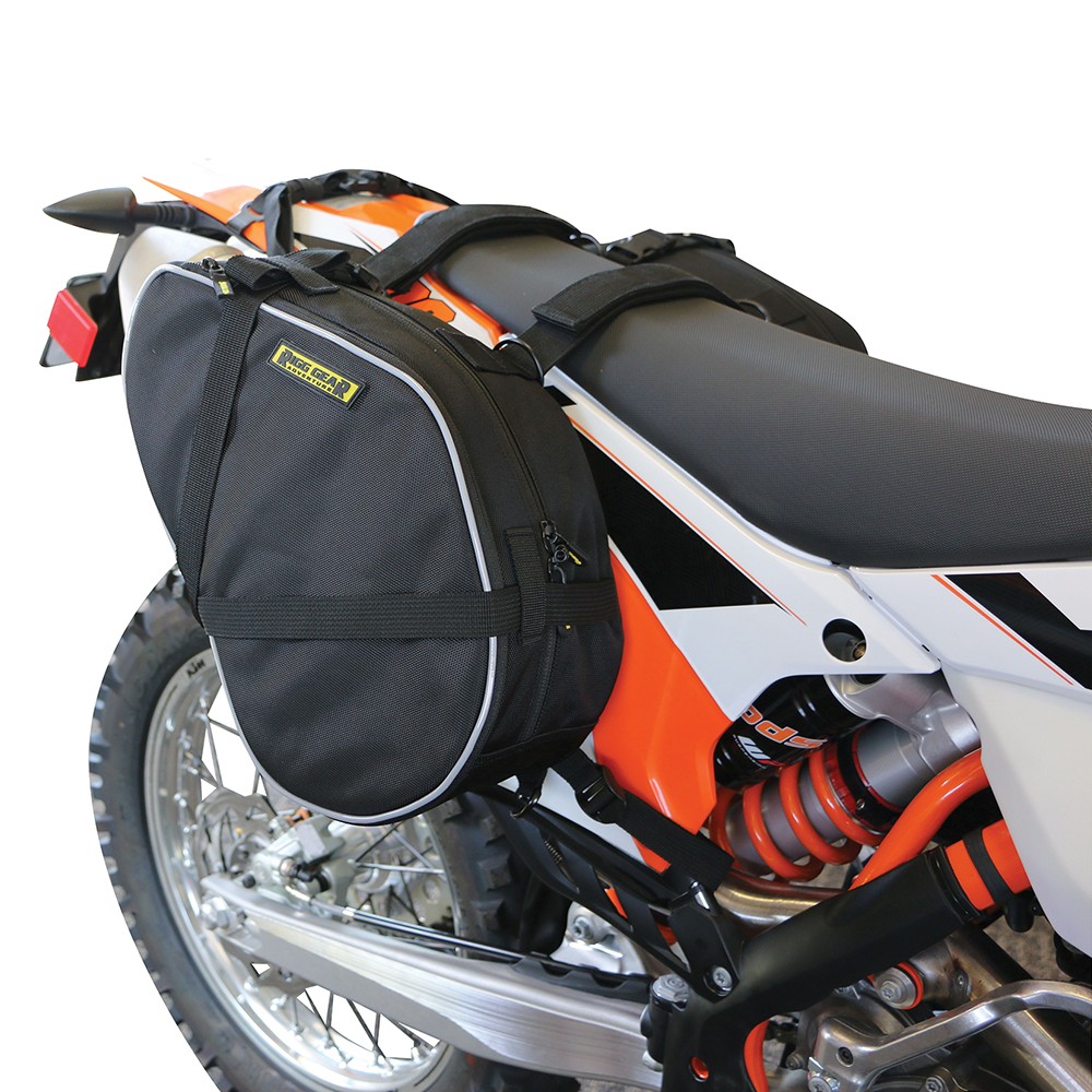 Nelson Rigg Trails End Dual-SPort Saddlebags Pair 12-15L Expandable Black