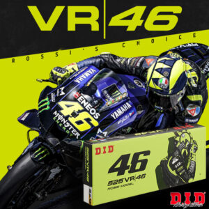 525VX3 VR46 x 120ZB S&G XRing solid bush DID chain w/rivet - Image 6