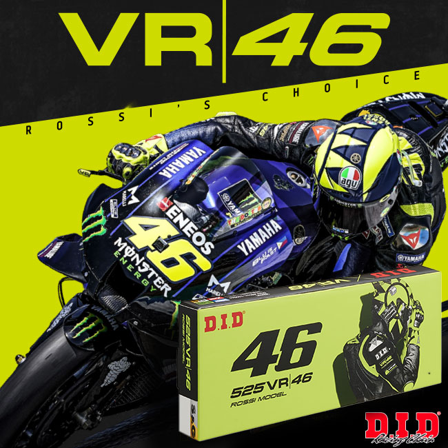 525VX3 VR46 x 120ZB S&G XRing solid bush DID chain w/rivet