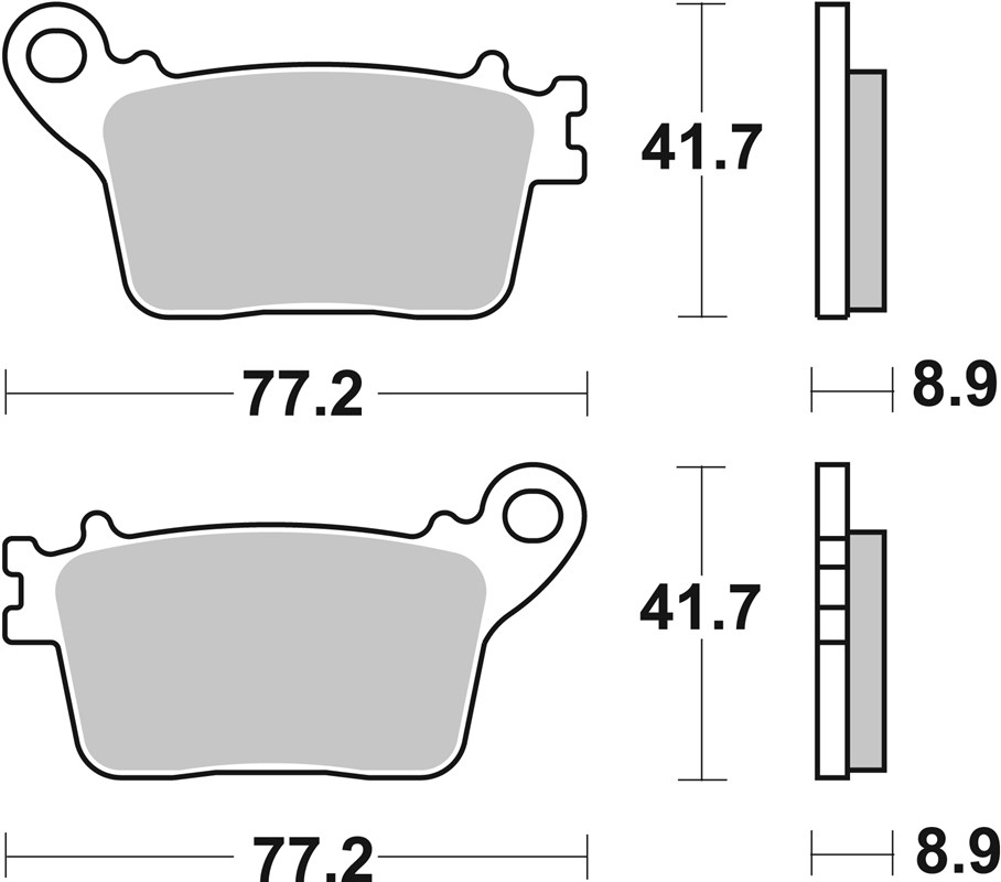 SBS 834LS Rear Brake Pads