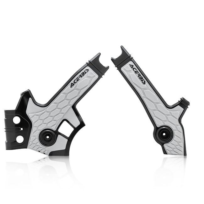 X-Grip Frame Guard DR650 96 on Black/Grey Acerbis [A]