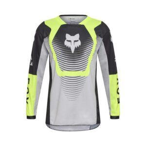 Fox  180 Collect Motocross Jersey Youth Grey/Yellow - Image 1