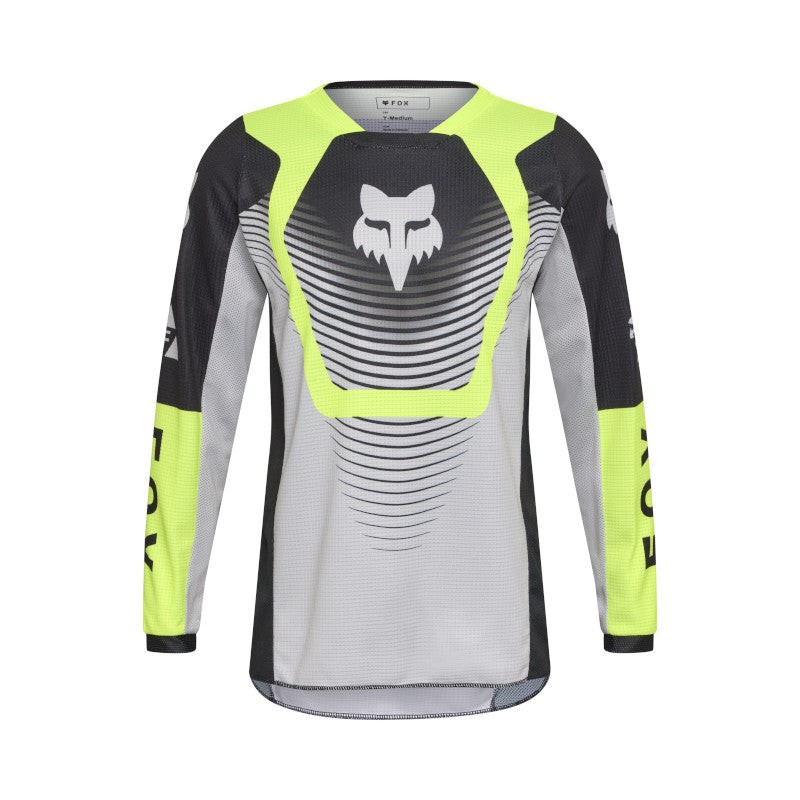 Fox  180 Collect Motocross Jersey Youth Grey/Yellow