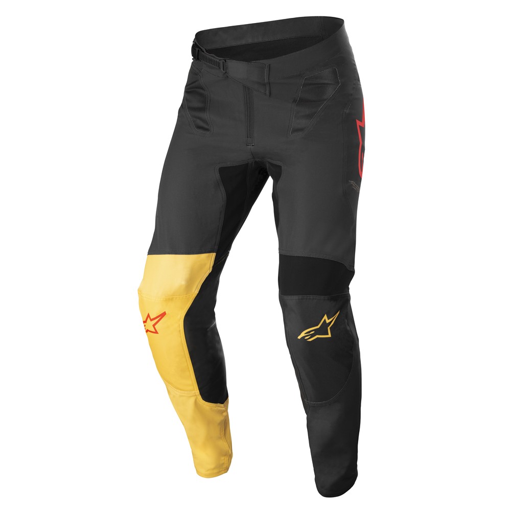 Alpinestars Supertech Blaze Motocross Pants Black/Warm Yellow/Red Fluoro