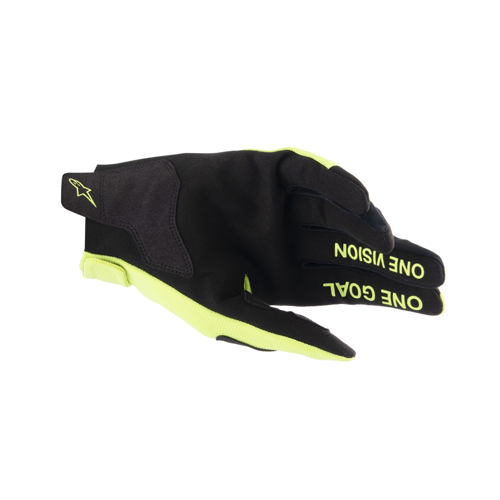 Alpinestars Radar Motocross Gloves Youth Yellow Fluo/Black