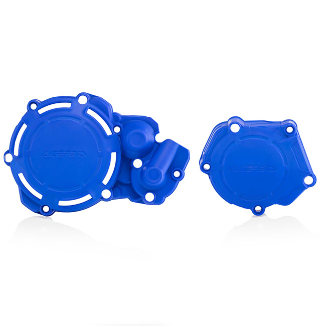 Acerbis X-power Engine Case Cover Kit Blue YZ250 05-23 [A]