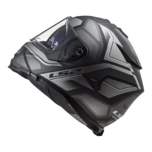 LS2 FF800 Storm II Faster Road Helmet Matte Titanium - Image 2