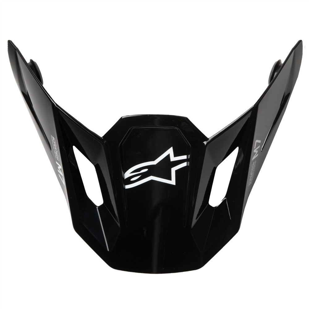 Alpinestars S-M7 Solid Visor Black Gloss