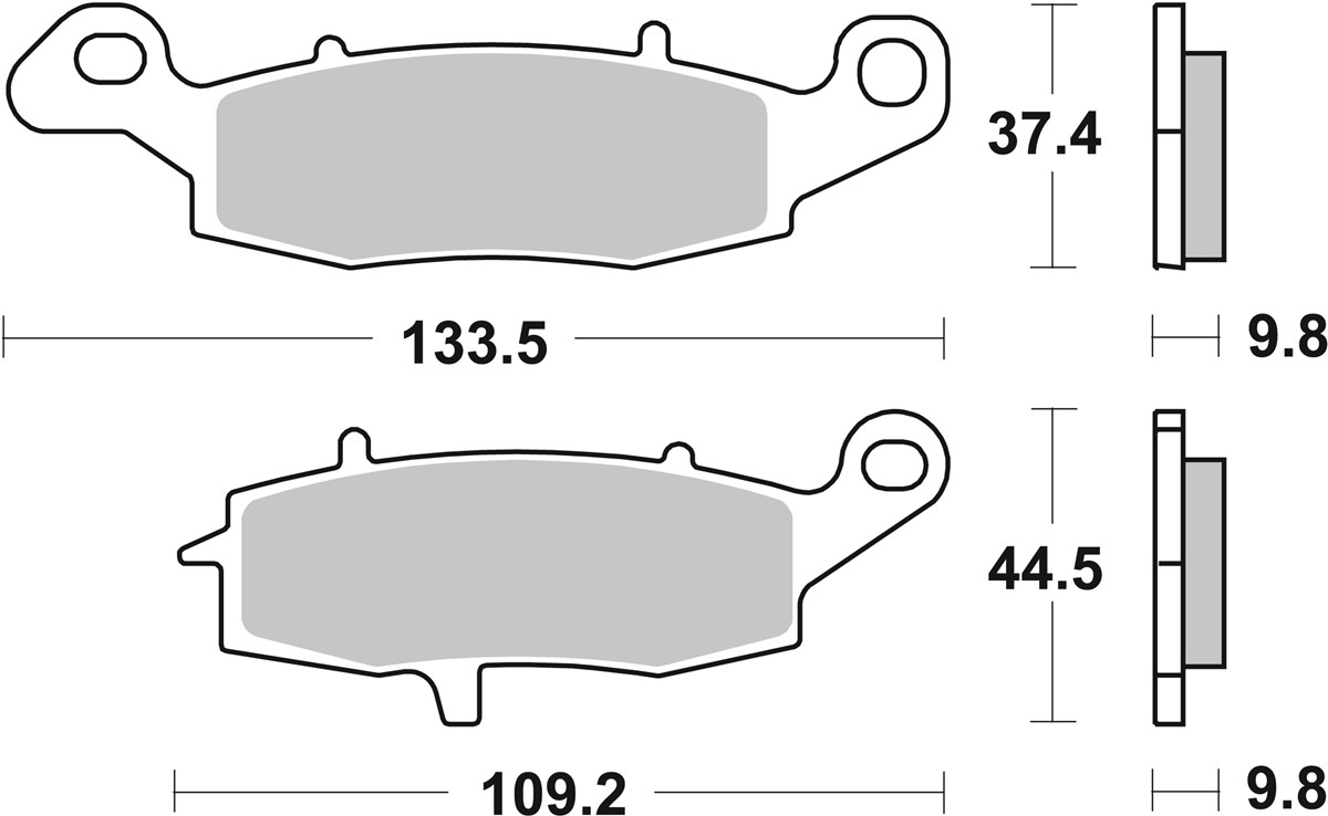 SBS 920LS Rear Brake Pads - Image 1