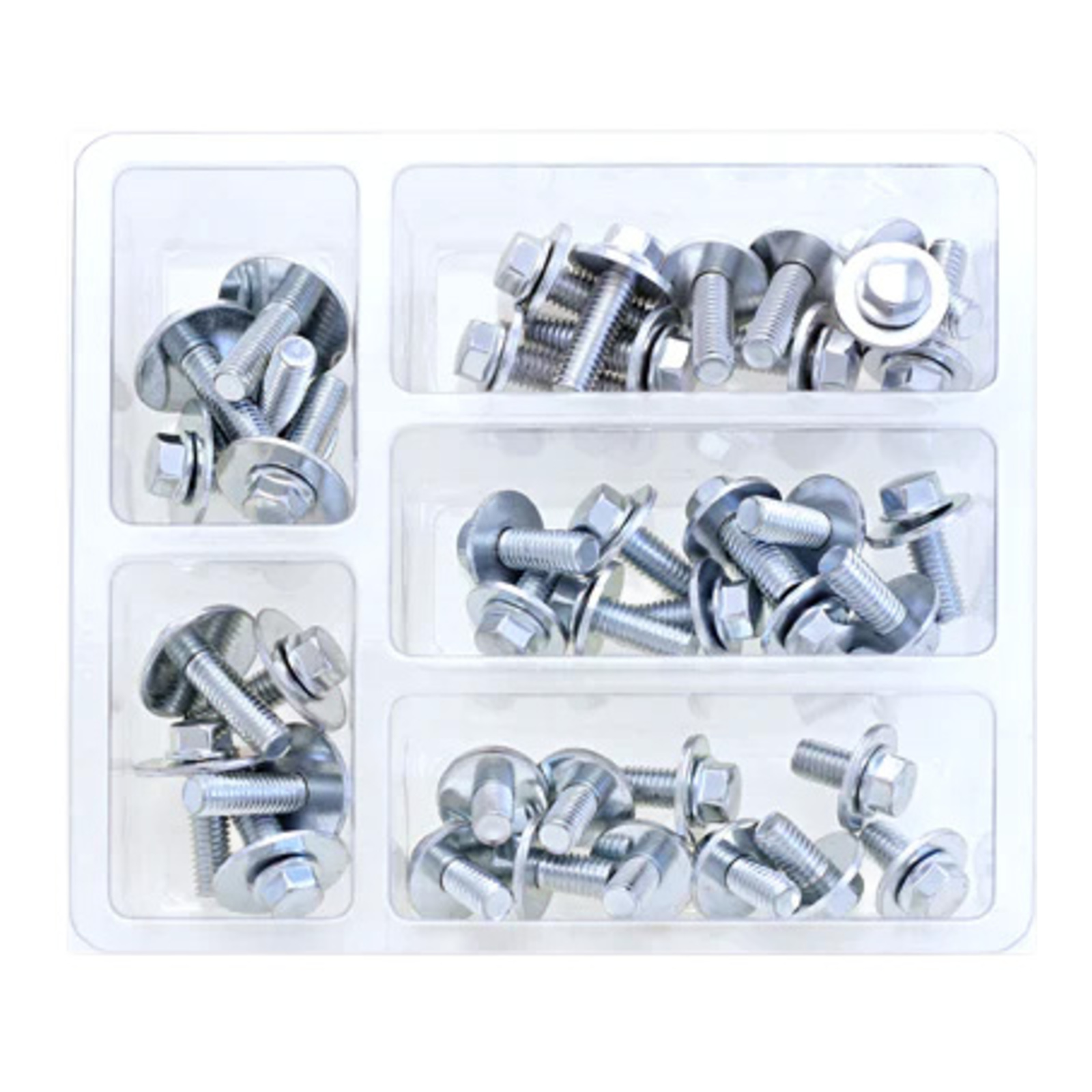Bolt Service Kit M6 Hex Flange Bolt / Washer - Image 1