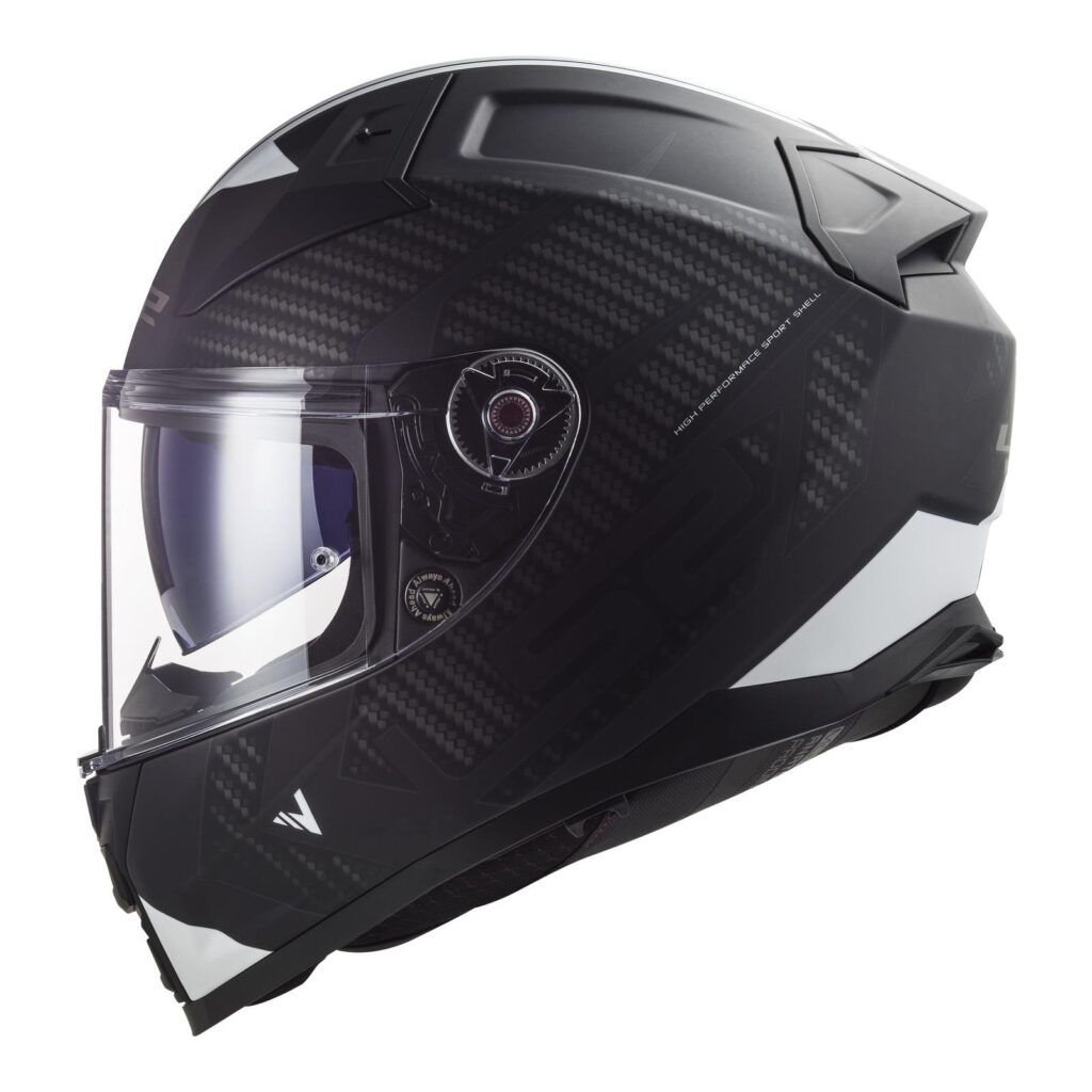 LS2 FF811 Vector II Splitter Road Helmet Matte Black / White