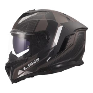 LS2 FF818 Storm III Sporty Road Helmet Black/Grey - Image 2