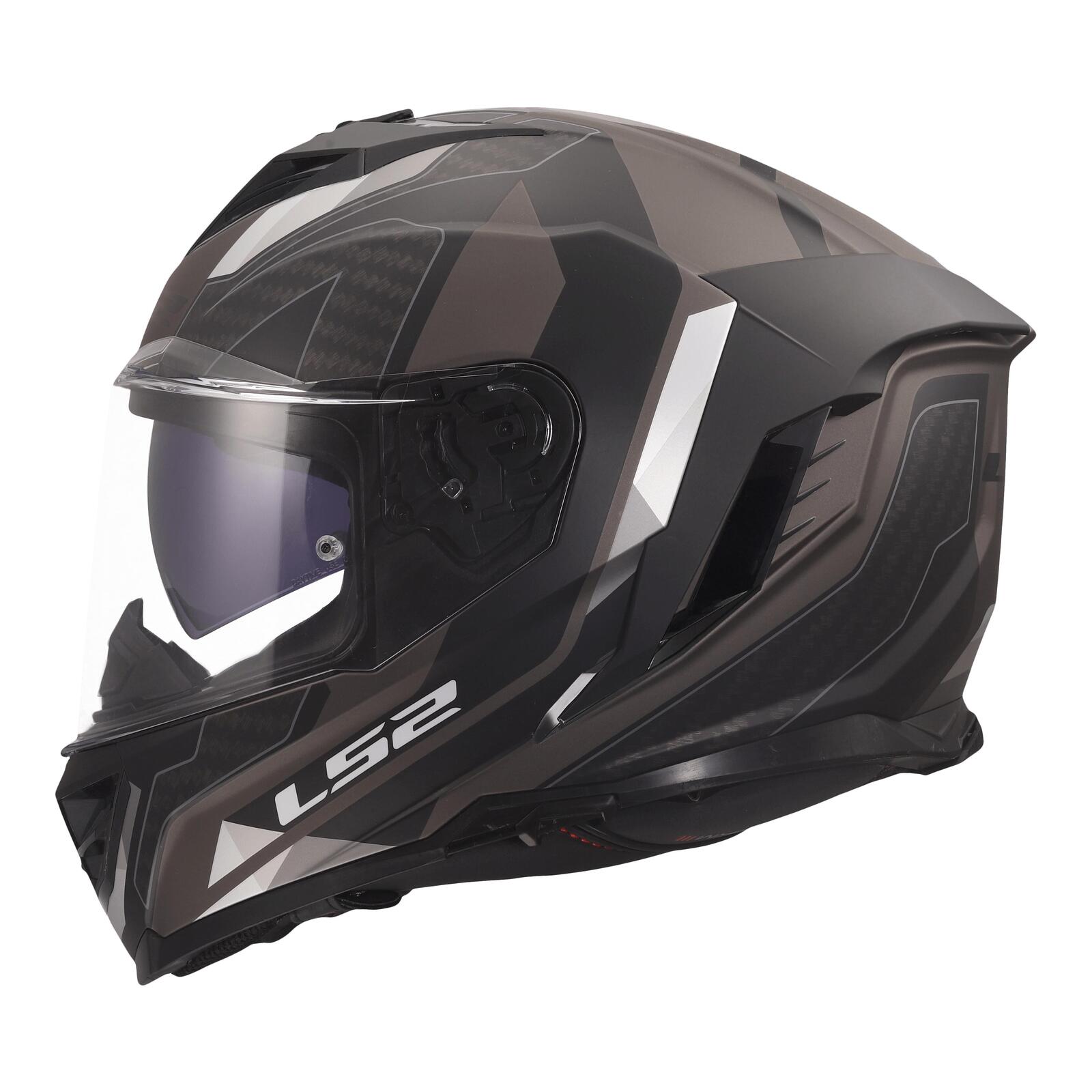 LS2 FF818 Storm III Sporty Road Helmet Black/Grey - Image 2