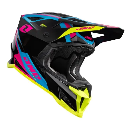 ONE INDUSTRIES X-297 Motocross Helmet Tazer Neon