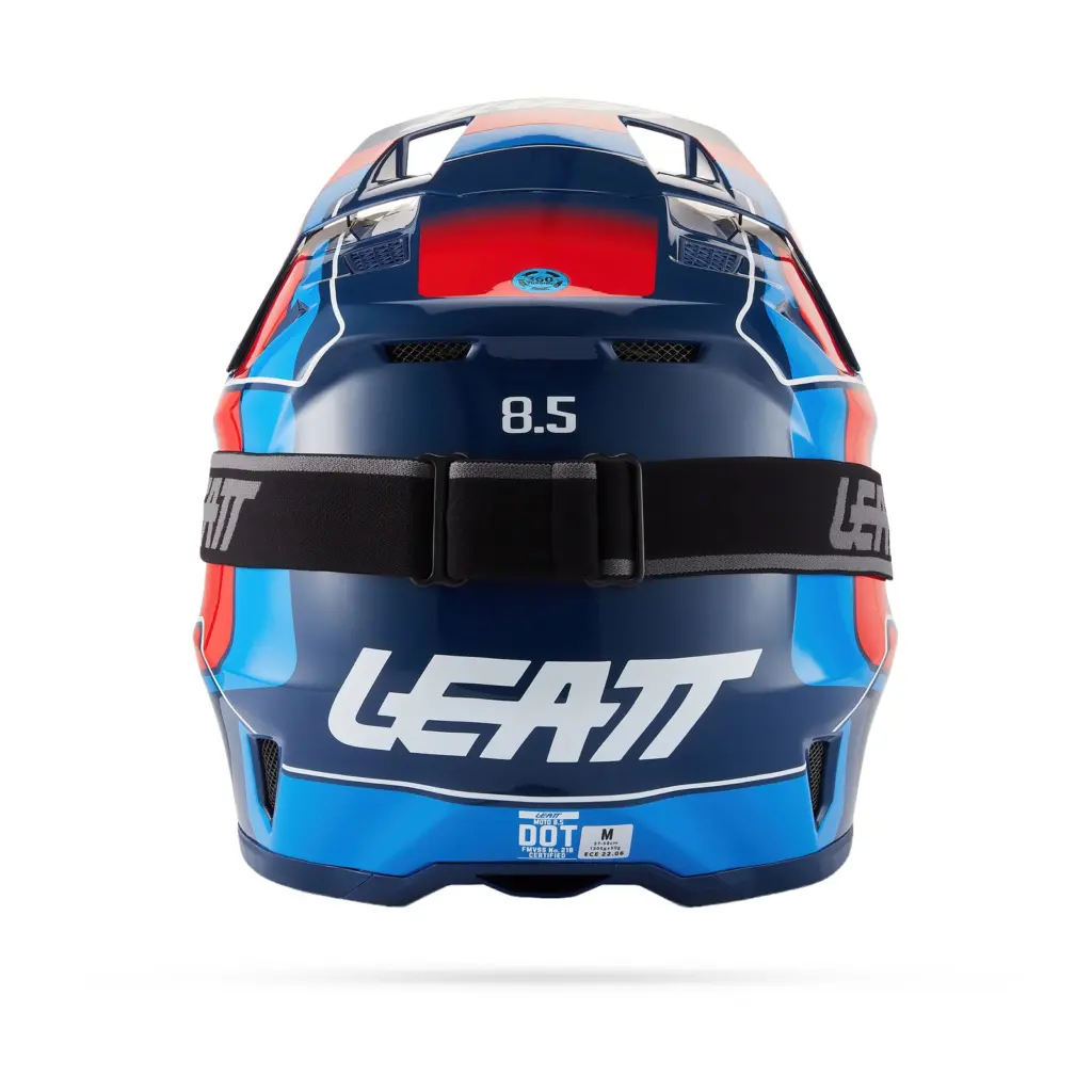 Leatt 8.5 Motocross Helmet Kit Blue/Red