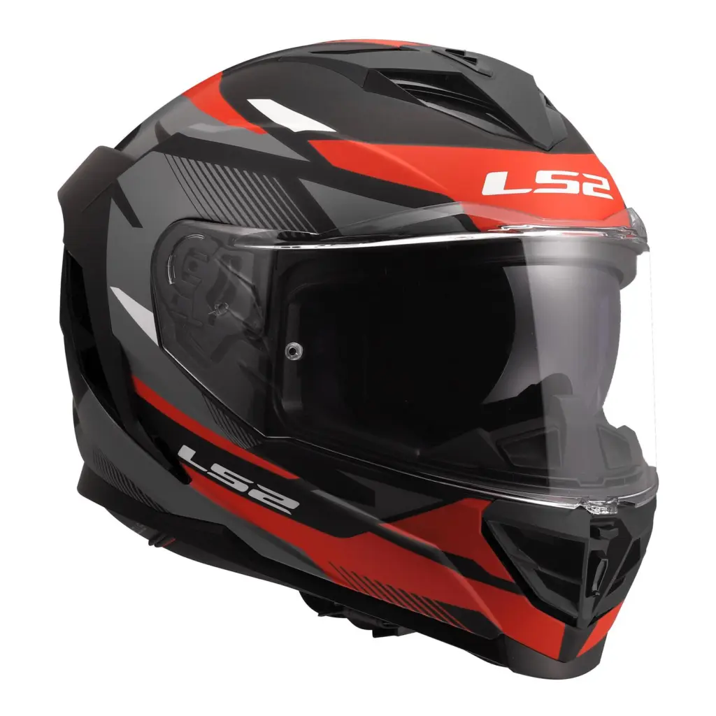 LS2 FF818 Storm III Komai Road Helmet Black/Red