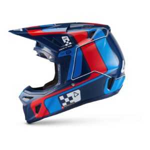 Leatt 8.5 Motocross Helmet Kit Blue/Red - Image 7