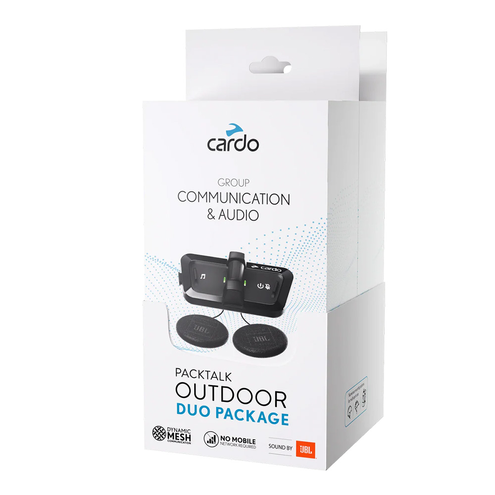 Cardo Packtalk Outdoor Duo - Black - Image 1