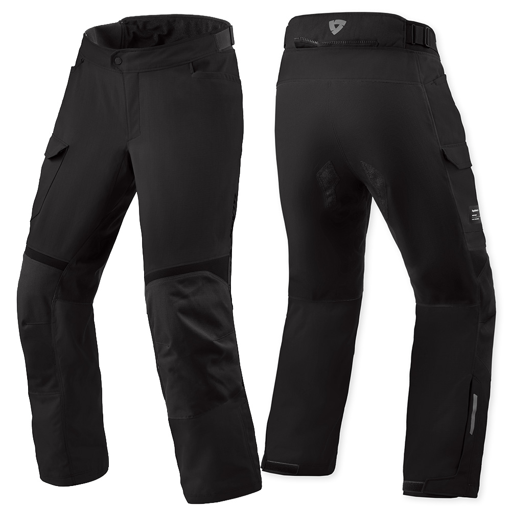 REV'IT! Convergent H2O Adventure Pants Short Leg Black - Image 1
