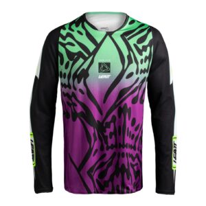 Leatt 4.5 Lite Jersey - Leopard Purple (S) - Image 1