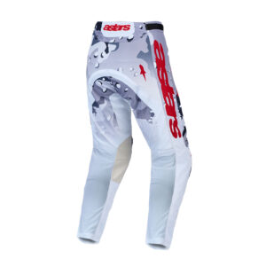 Racer Air Lone Pants Gray Camo/White/Fire Red 40 - Image 2