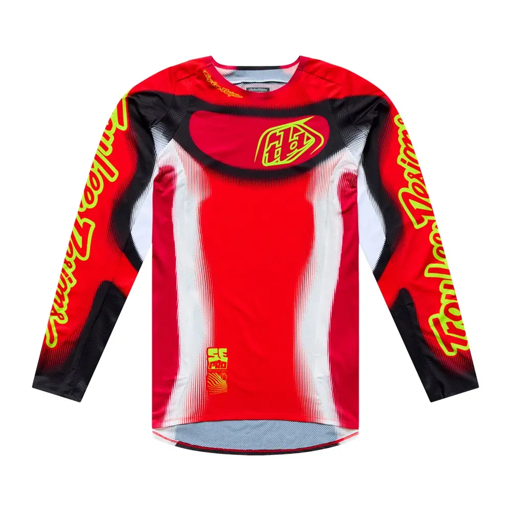 Troy Lee Designs SE Pro Illusion Motocross Jersey Red/Black