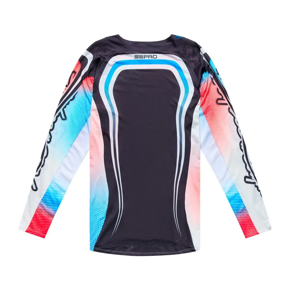 Troy Lee Designs SE Pro Wander Motocross Jersey White/Gunmetal
