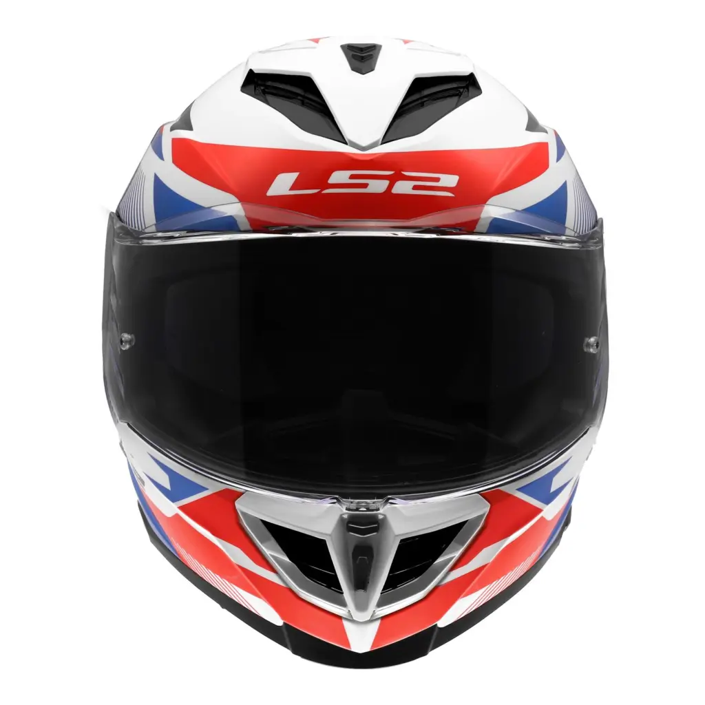 LS2 FF818 Storm III Komai Road Helmet White/Blue/Red