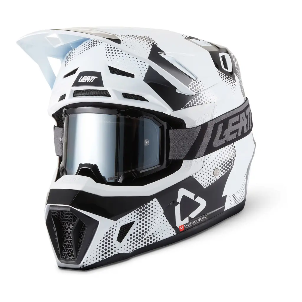 Leatt 7.5 Motocross Helmet Kit Camo Black / White