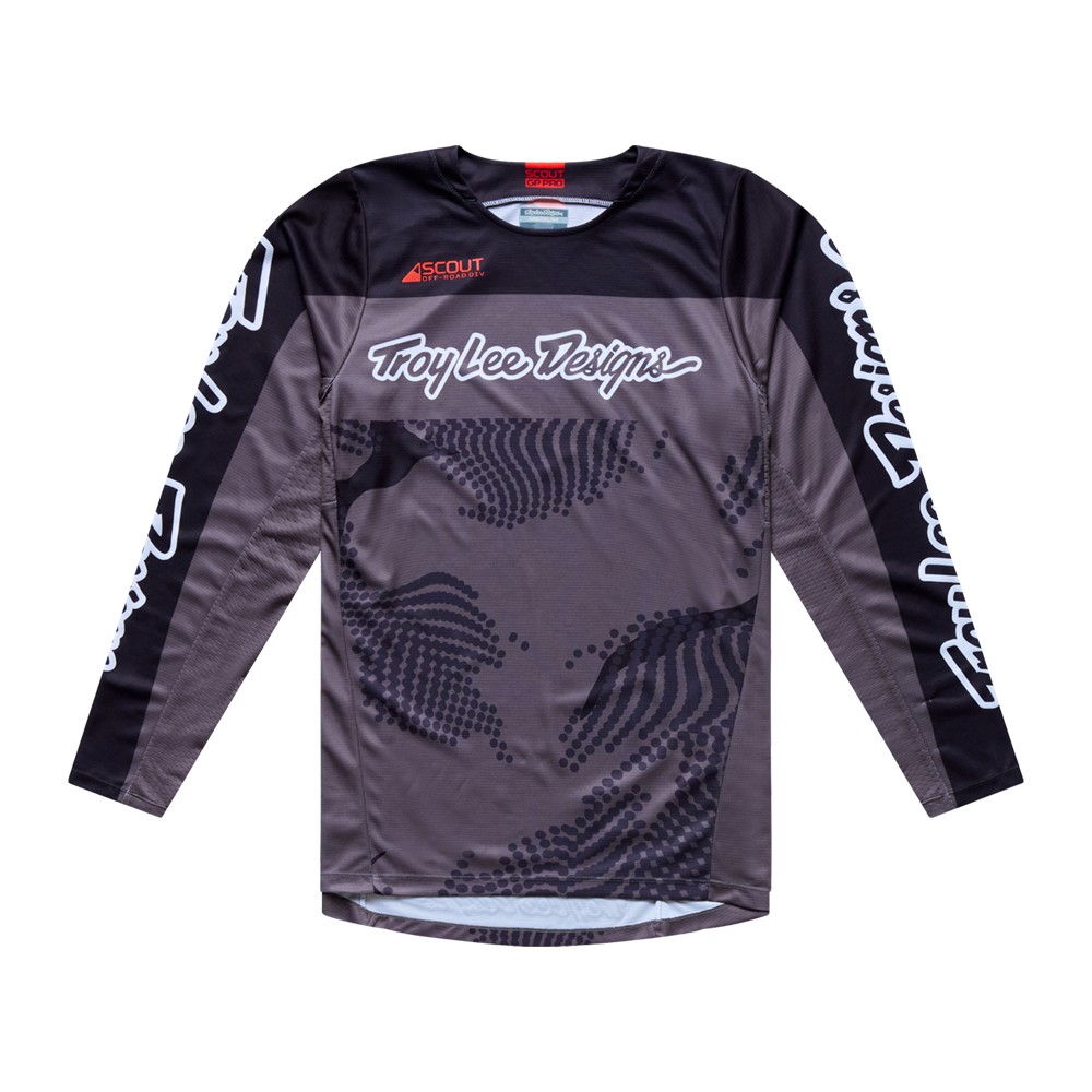 Troy Lee Designs Scout GP Pro High Desert Motocross Jersey Black - Image 1