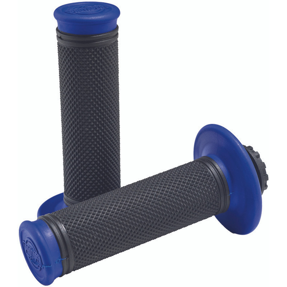 Blue/Black Pro Series Lock On Grips Full Diamond ProTaper - Image 1