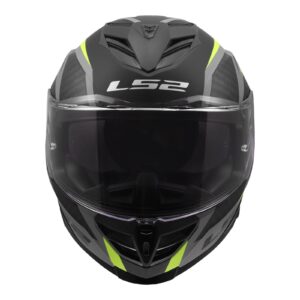 LS2 FF818 Storm III Dynamo Road Helmet Black/Hi-Vis Yellow - Image 7