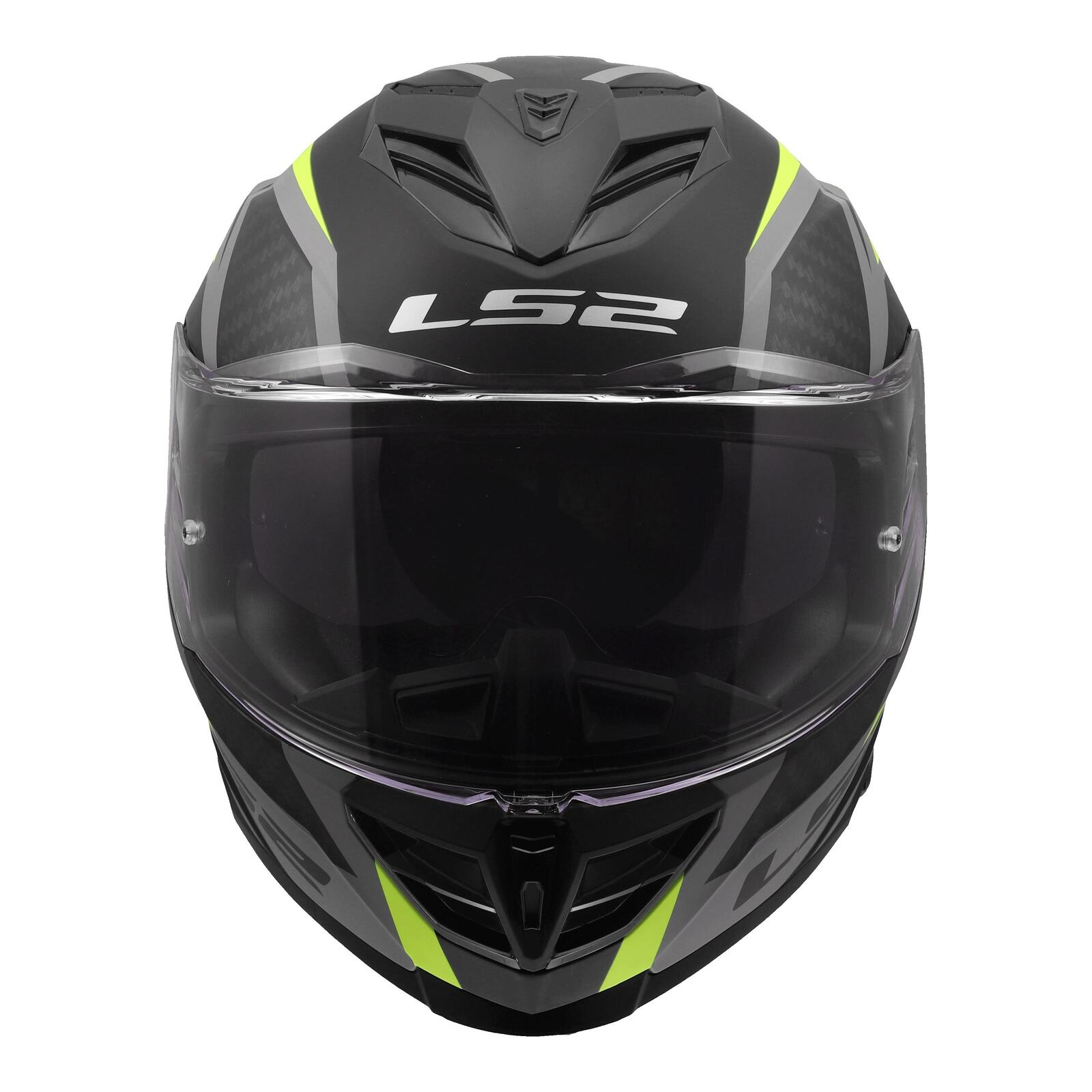 LS2 FF818 Storm III Dynamo Road Helmet Black/Hi-Vis Yellow - Image 7