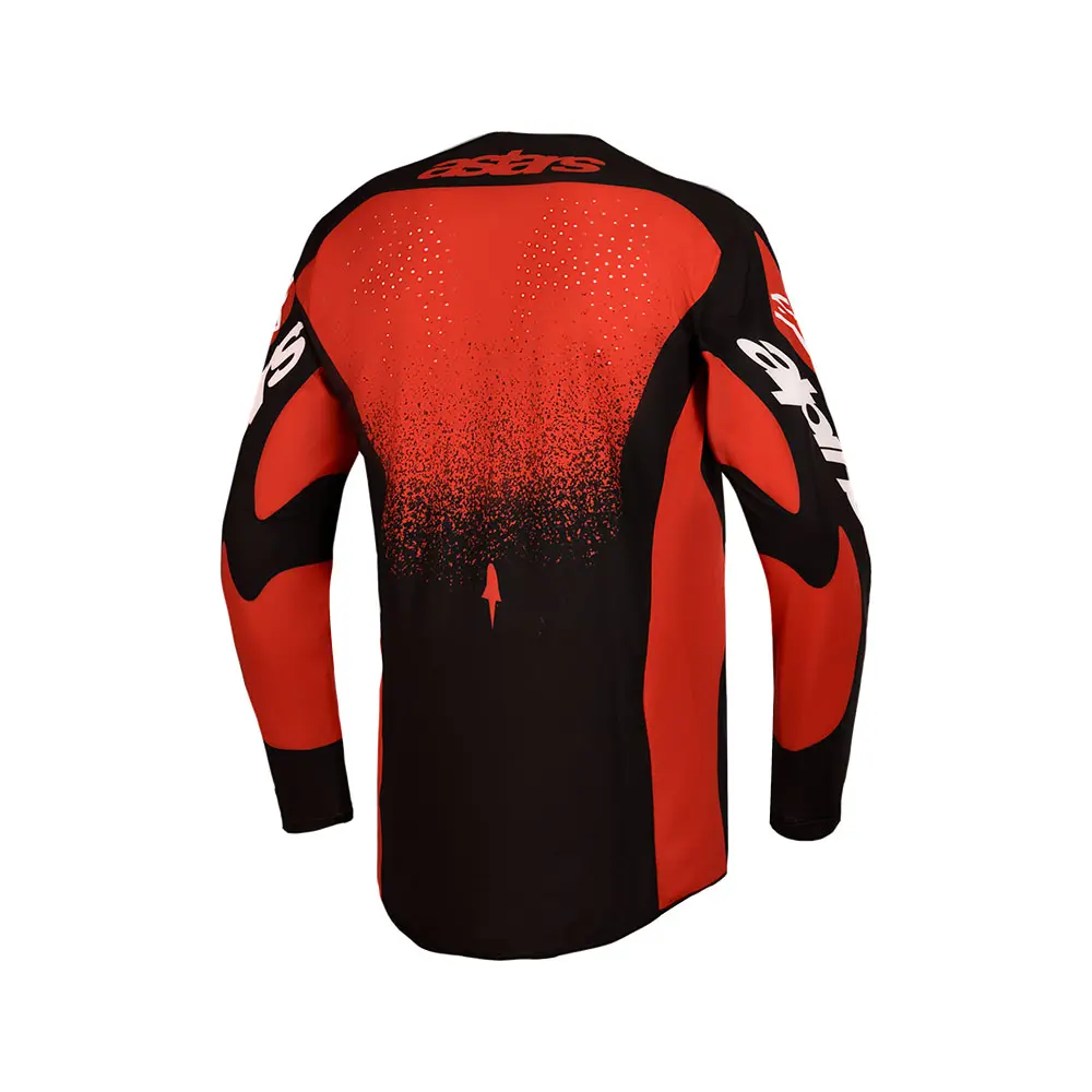 Alpinestars Techstar Swan Motocross Jersey Cardinal Red/Black/White