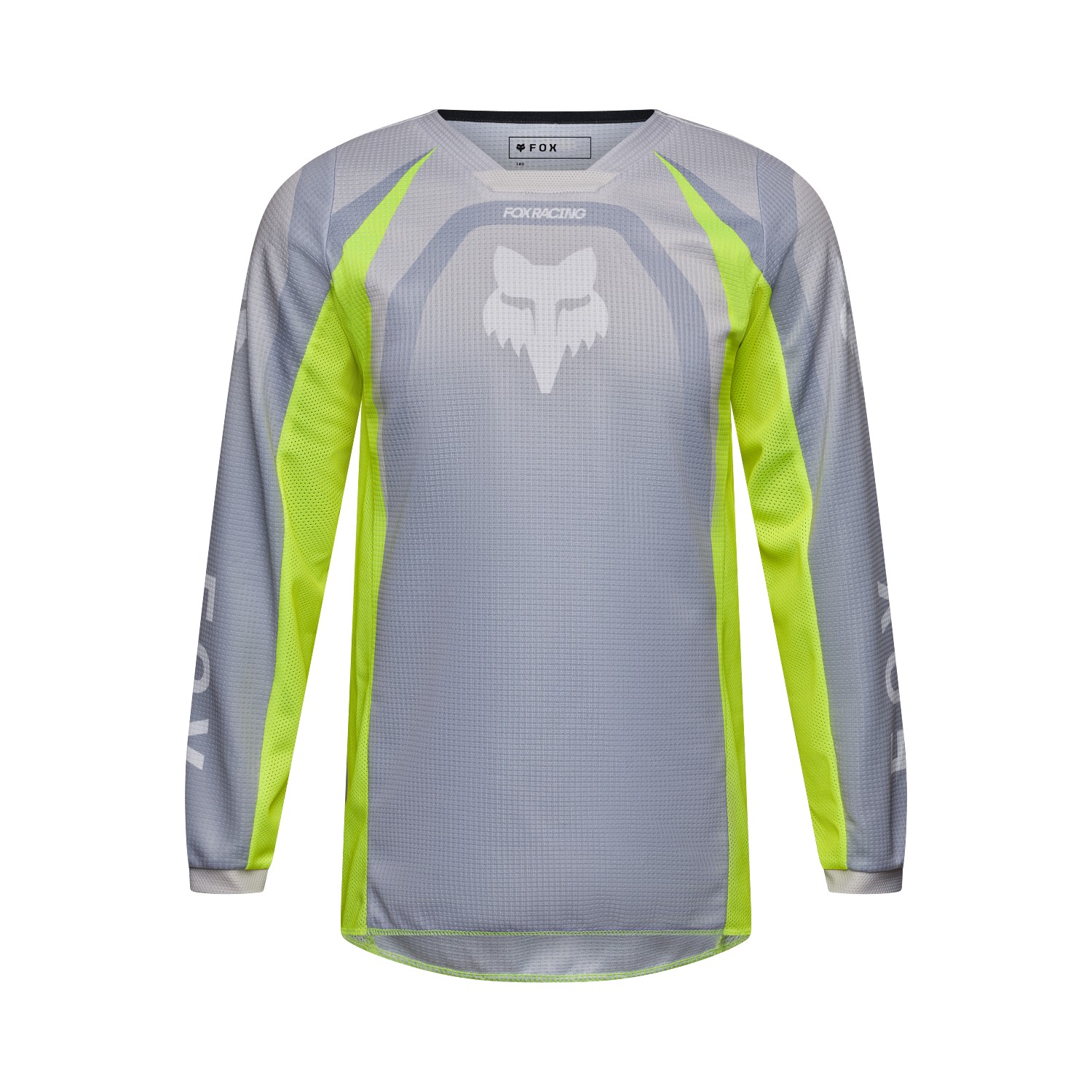 Fox 180 Frame Motocross Jersey Youth Grey/Yellow - Image 1