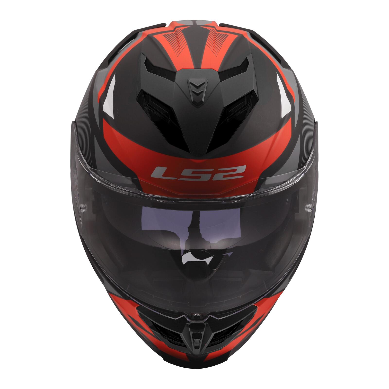 LS2 FF818 Storm III Komai Road Helmet Black/Red - Image 9
