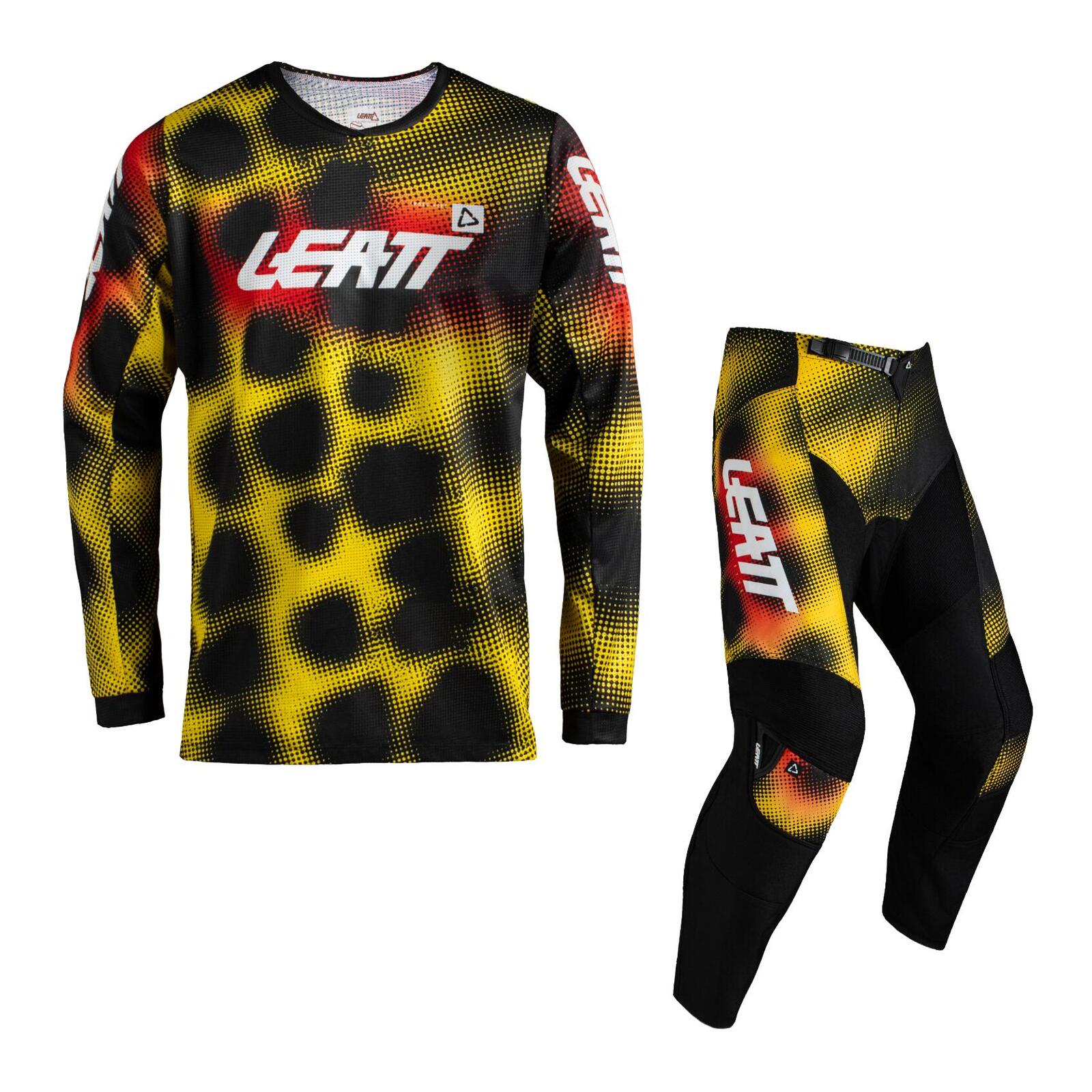 Leatt 3.5 Mini Ride Kit - Leopard Yellow - Image 1