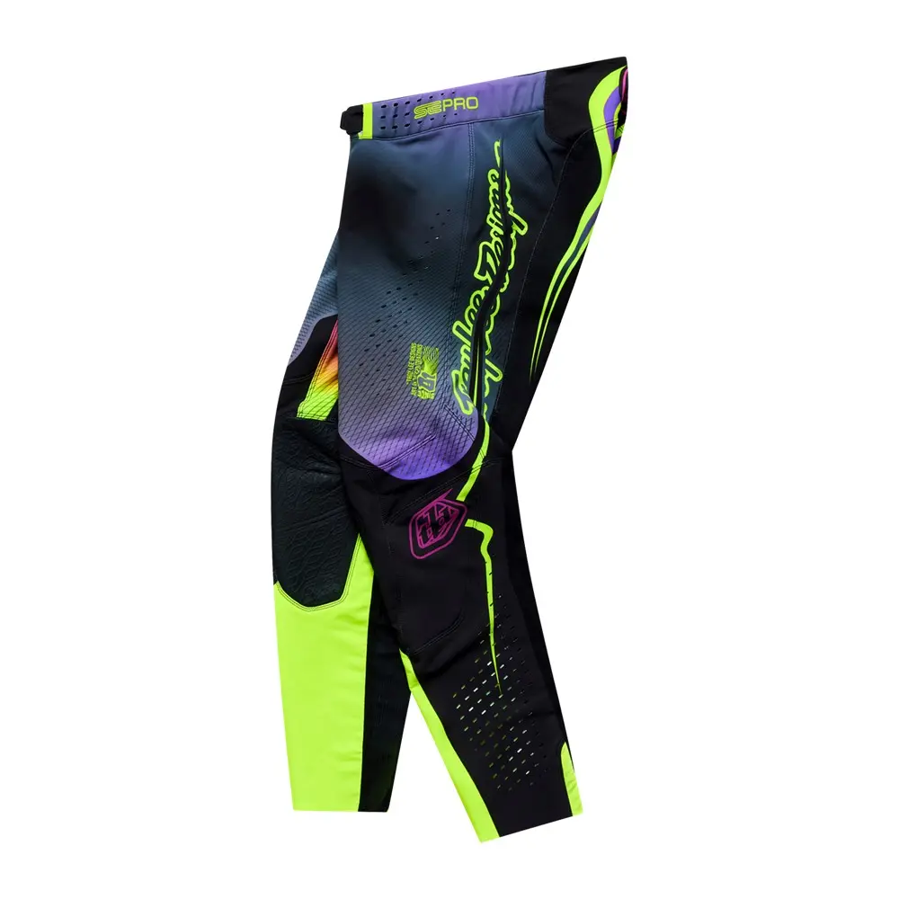 Troy Lee Designs SE Pro Wander Motocross Pants Black/Neo Purple