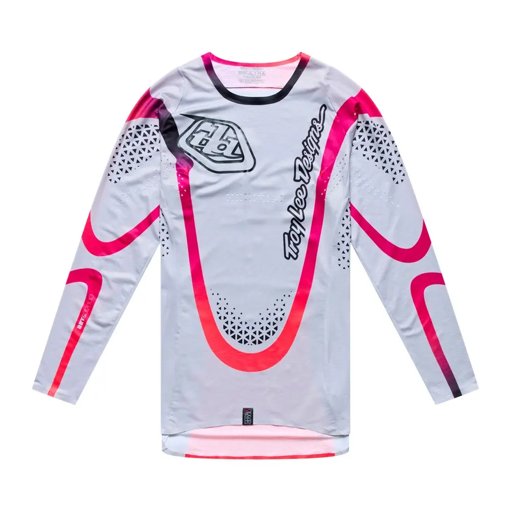 Troy Lee Designs SE Ultra Aura Motocross Jersey Titanium