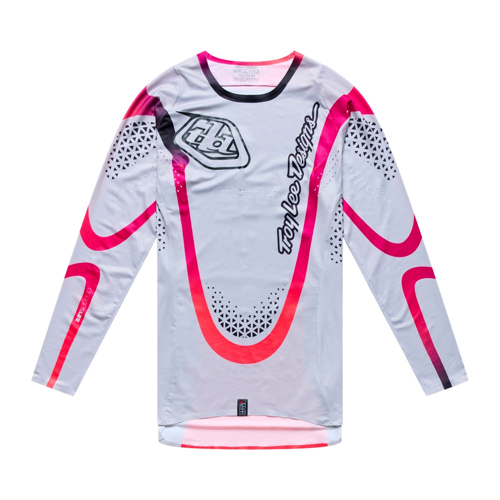 Troy Lee Designs SE Ultra Aura Motocross Jersey Titanium - Image 1