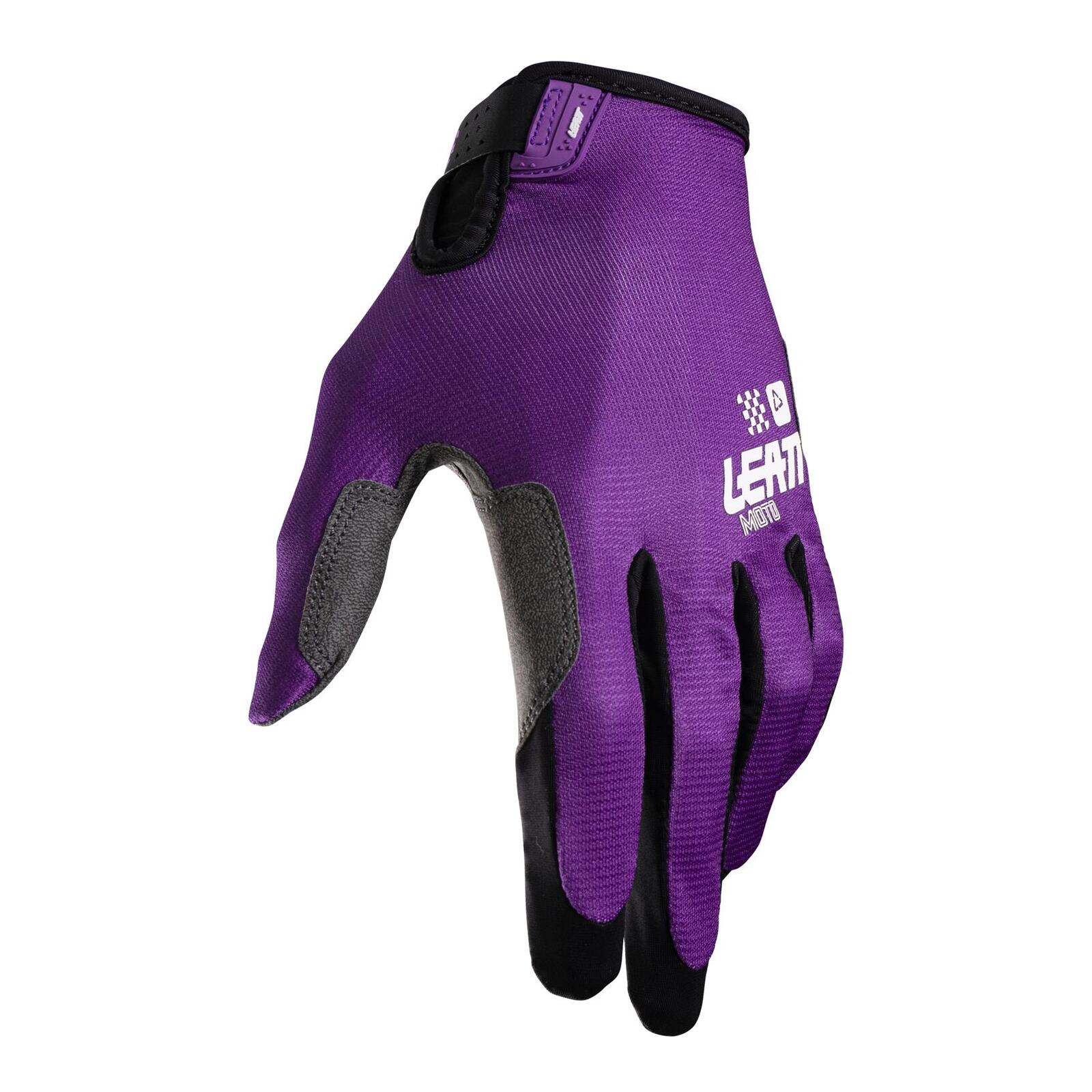 Leatt 1.5 GripR Motocross Gloves Purple - Image 4