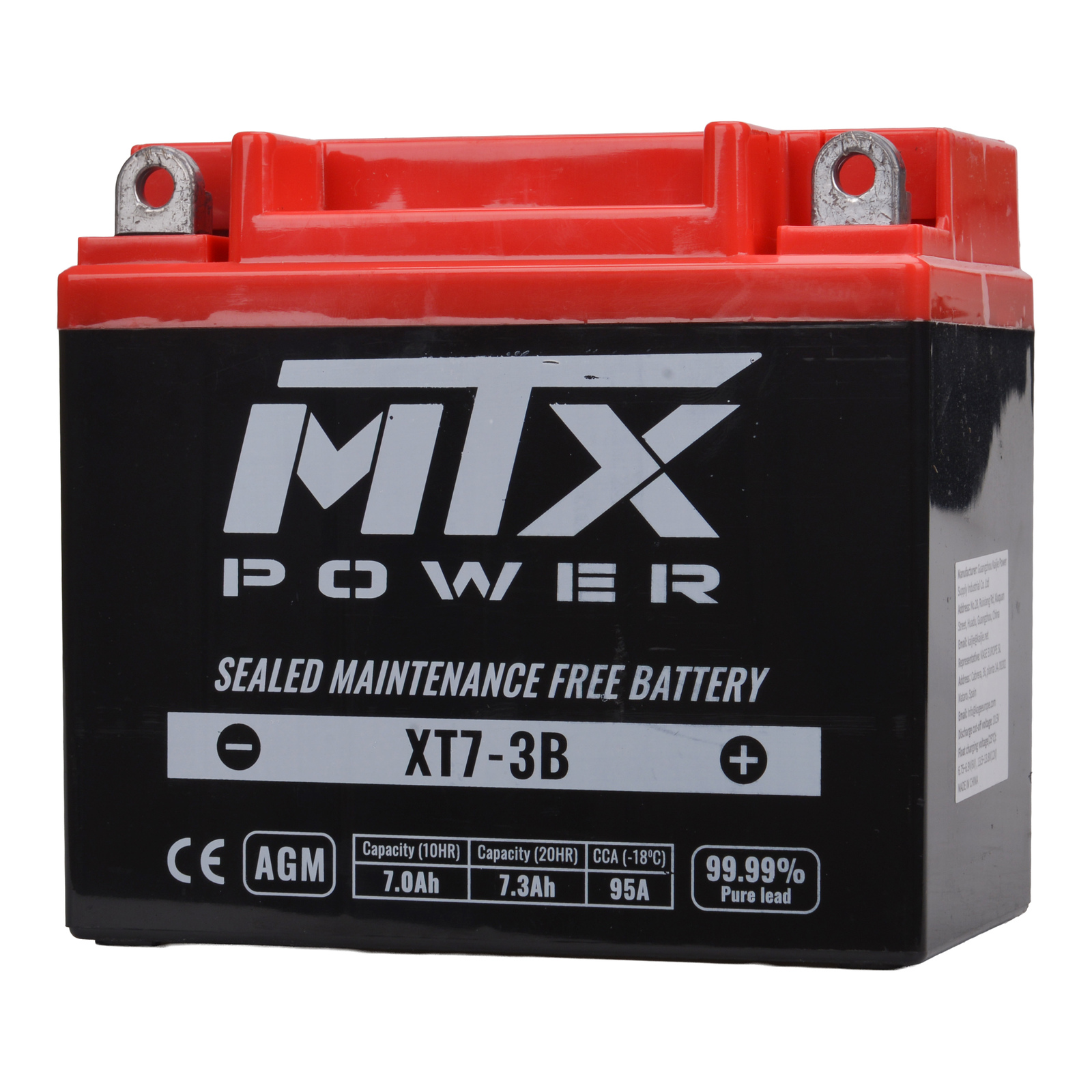 MTX Power Battery AGM - XT7-3B - Image 1
