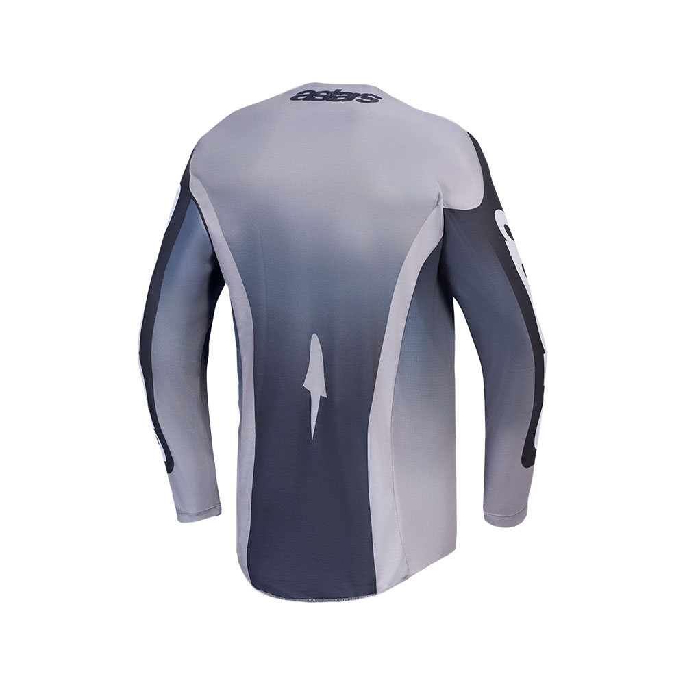 Alpinestars Racer Amber Motocross Jersey Graystone/Cold Gray/Light Lilac - Image 2