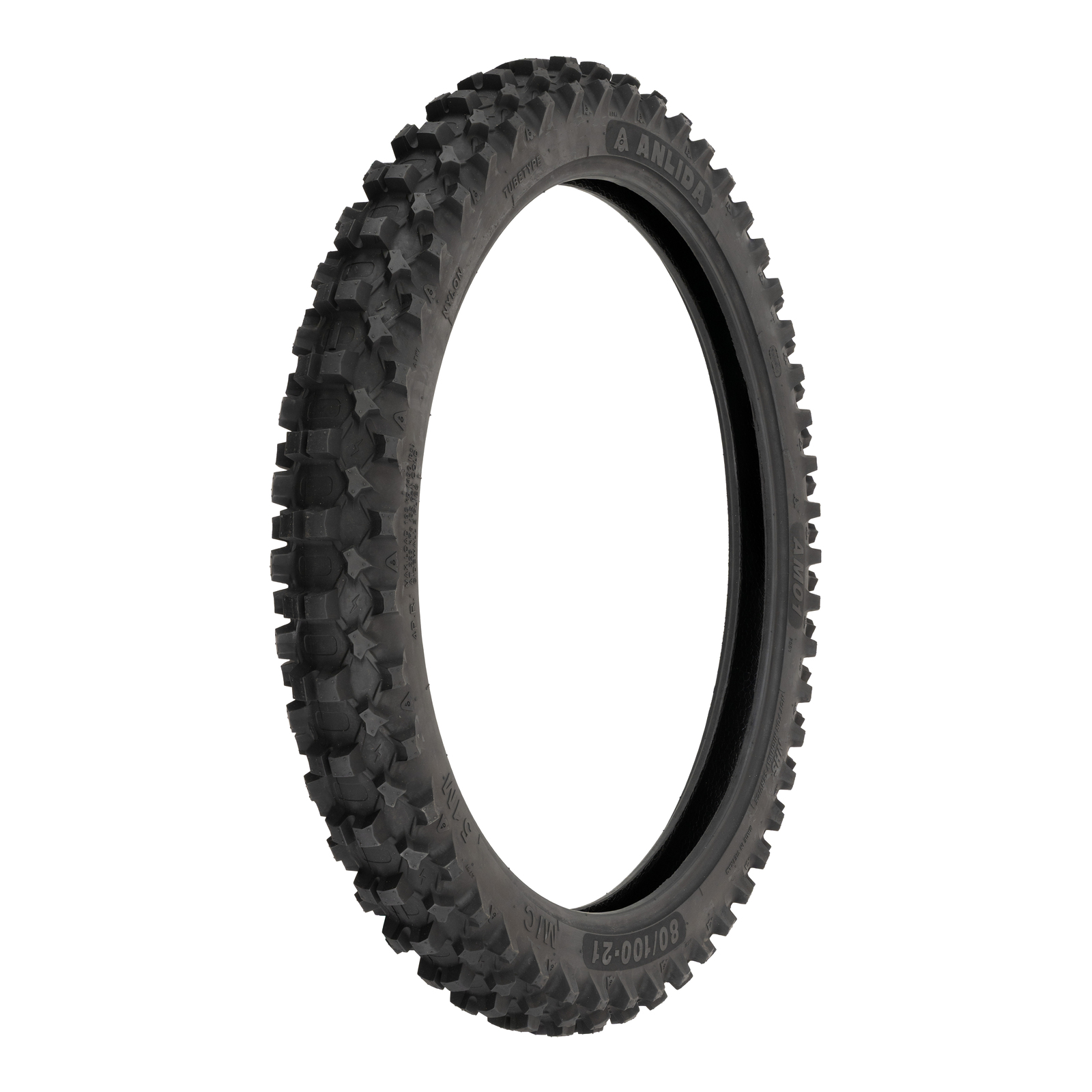 Anlida AM01 80/100-21 Front & 110/90-19 Rear Tyre Set (NHS) - Image 2