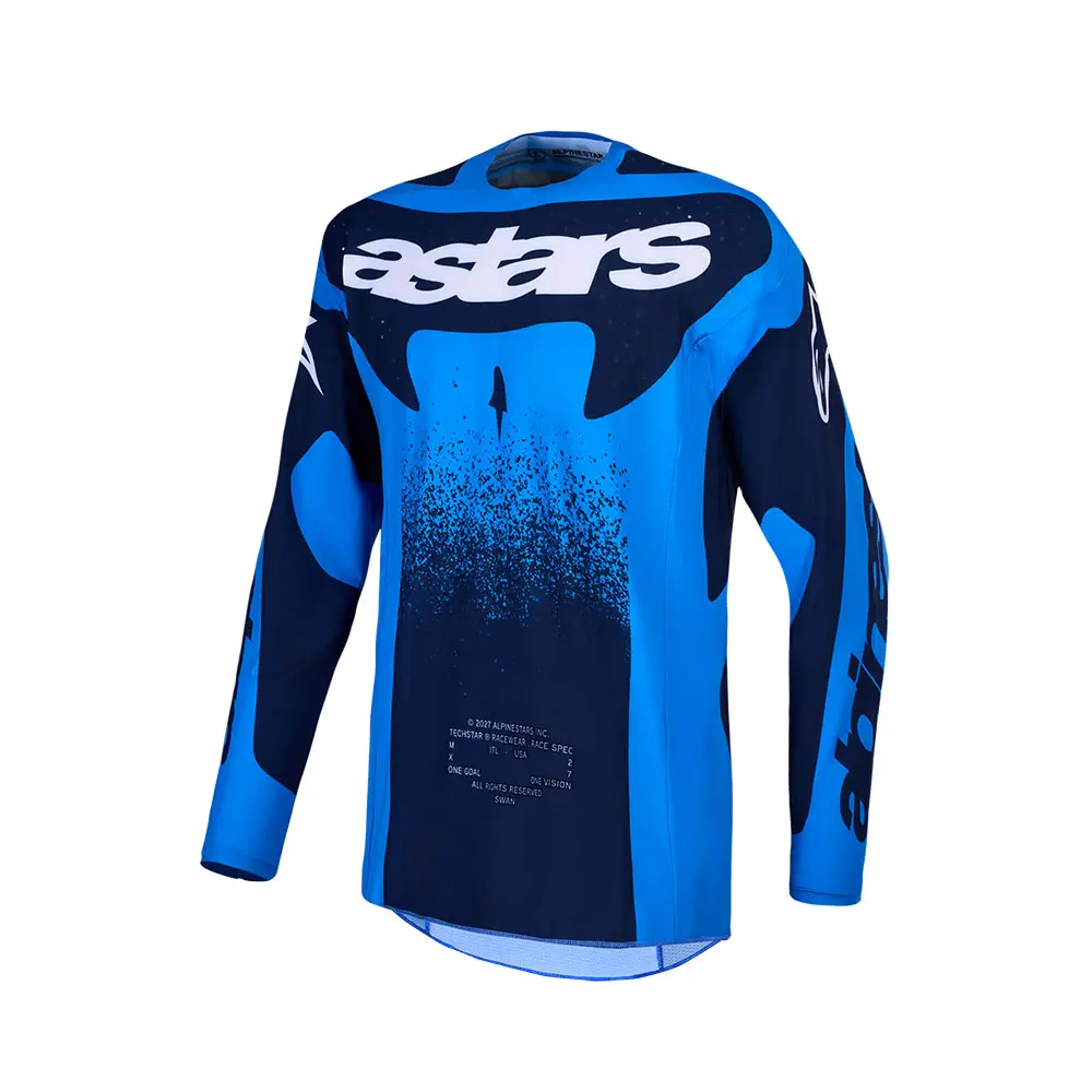 Alpinestars Techstar Swan Motocross Jersey UCLA Blue/Deep Blue