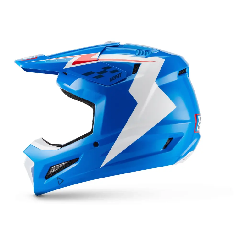 Leatt 3.5 Motocross Helmet Kit Blue