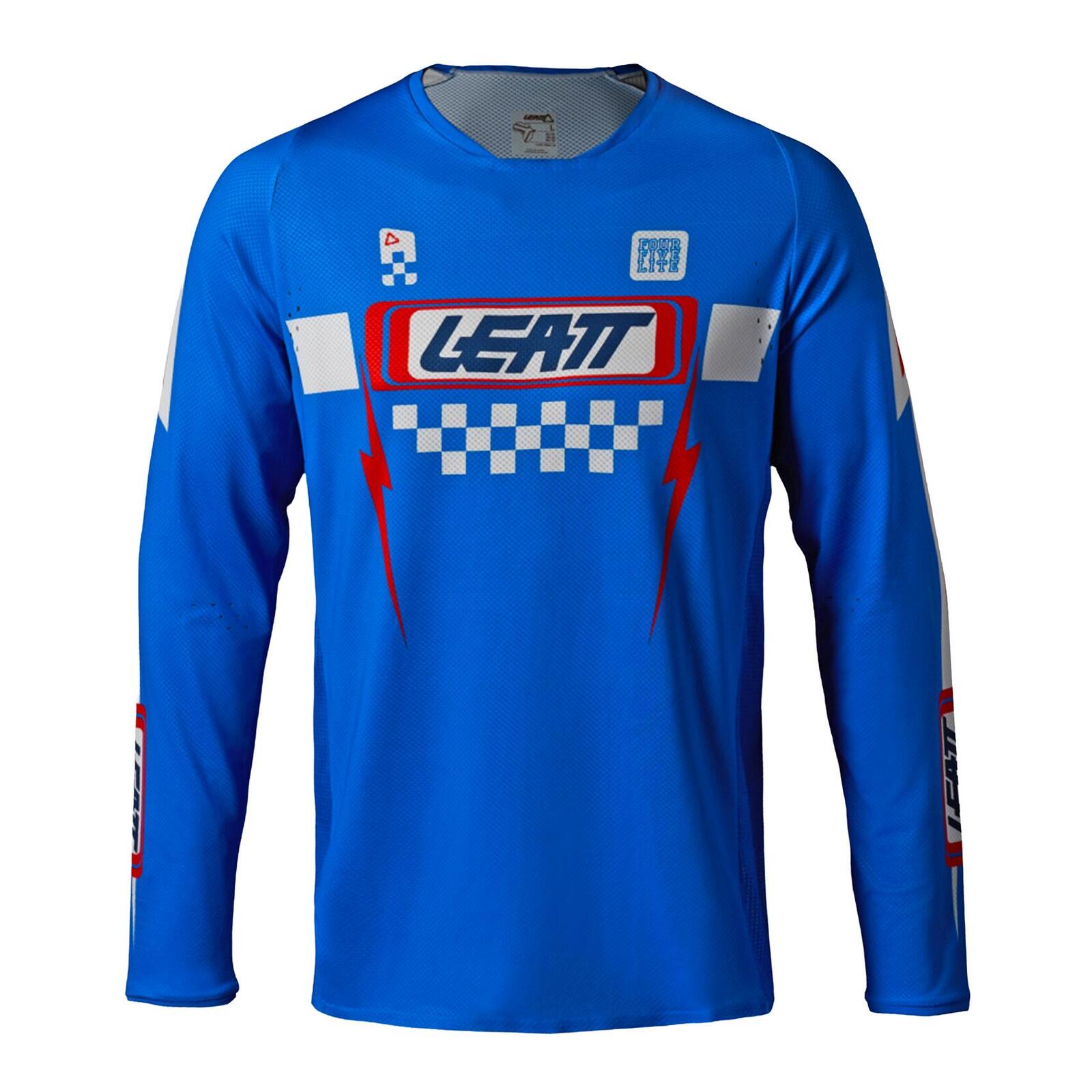 Leatt 4.5 Lite Motocross Jersey Speed Blue - Image 1
